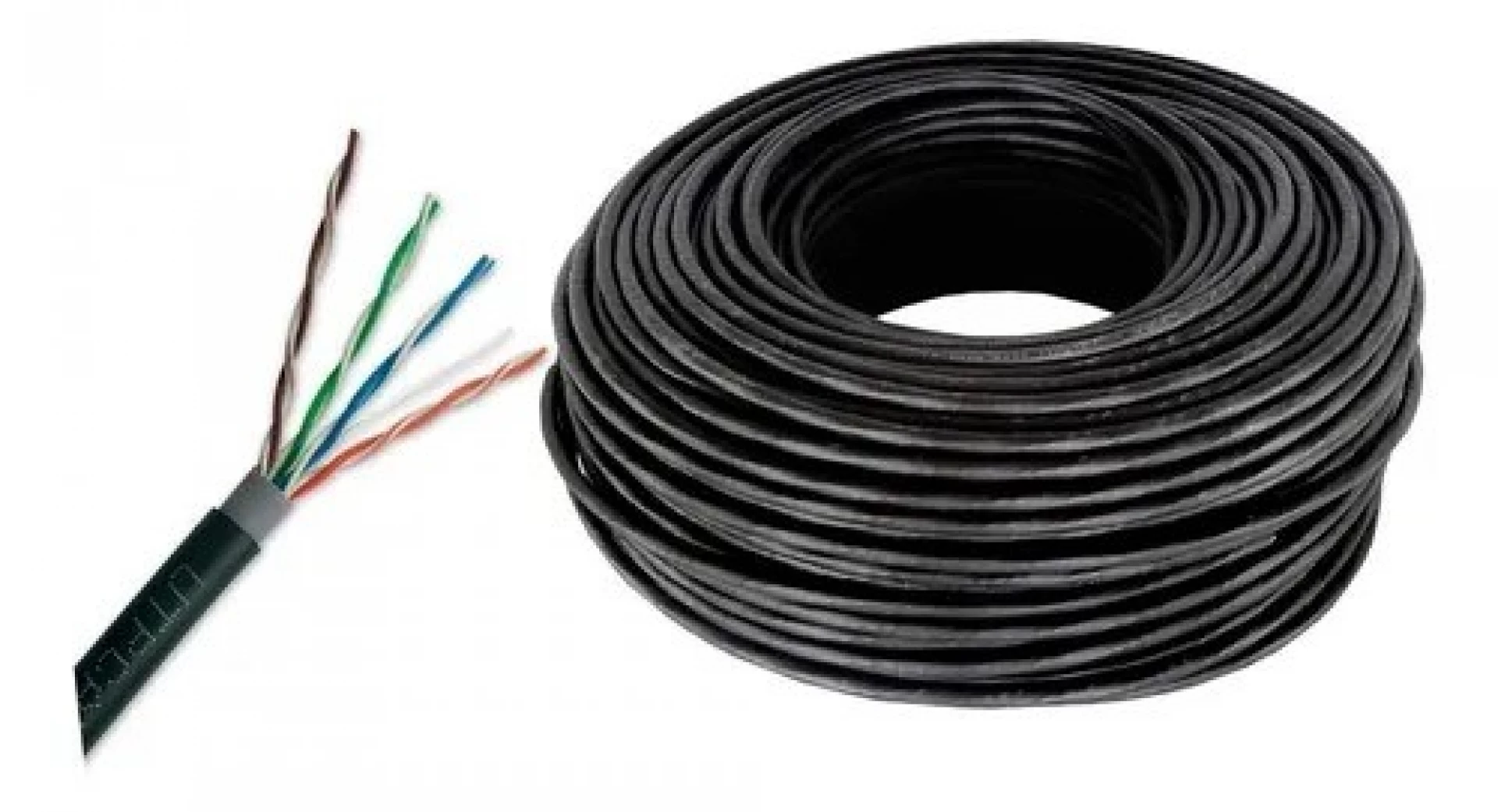 Cable UTP 6 Exterior | Cable UTP Exterior (Cat 6) 100 metros | Tintas y Suministros