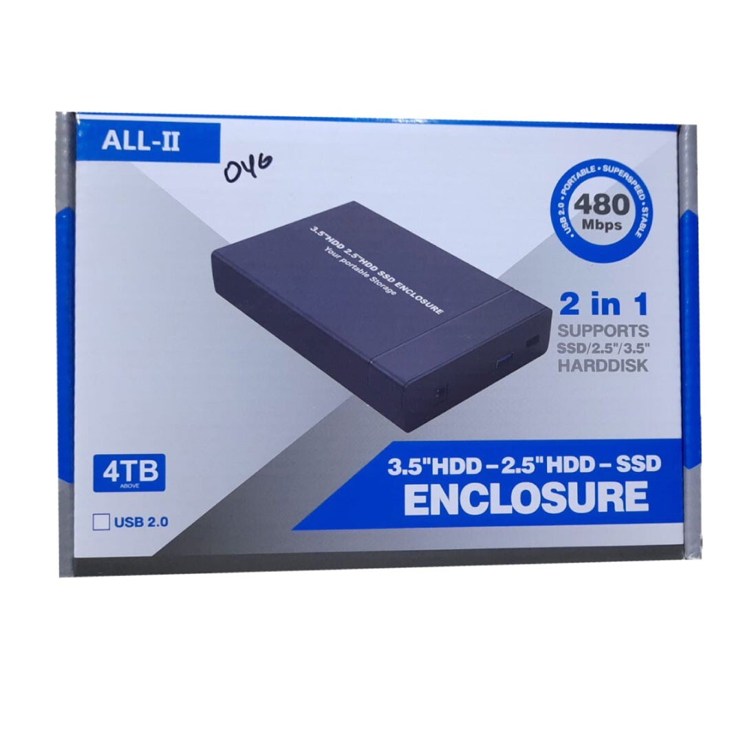 CAJA DISCO DURO USB 3.5 | Caja externa para disco duro USB 3.5 hdd 2.0 | Ultimas unidades | Todo y Suministros