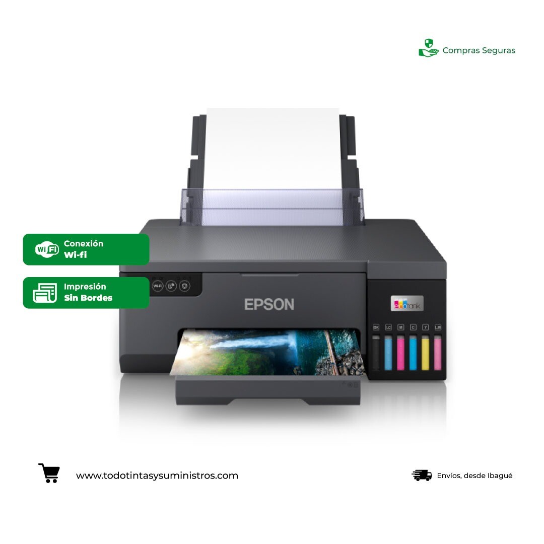 Impresora Fotográfica Epson L8050 Inalámbrica | Impresora Fotográfica ...